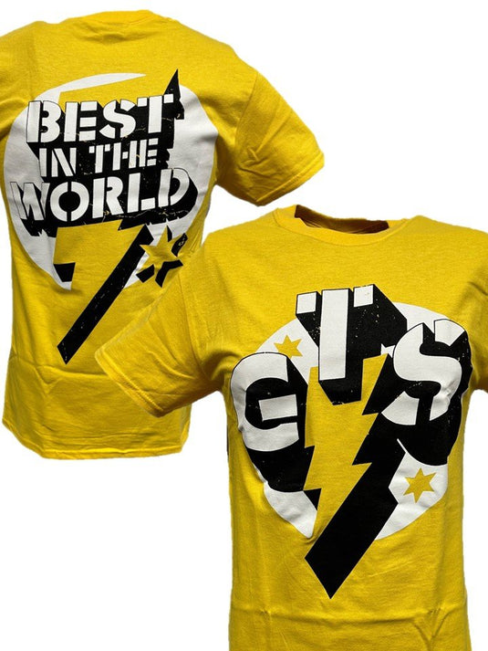 CM Punk GTS Go To Sleep Yellow Short Sleeve Mens T-shirt Sports Mem, Cards & Fan Shop > Fan Apparel & Souvenirs > Wrestling by EWS | Extreme Wrestling Shirts