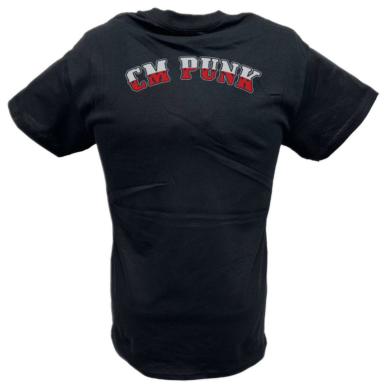 Load image into Gallery viewer, CM Punk Ribs Straight Edge Hard Core Mens Black T-shirt Sports Mem, Cards &amp; Fan Shop &gt; Fan Apparel &amp; Souvenirs &gt; Wrestling by Hybrid Tees | Extreme Wrestling Shirts
