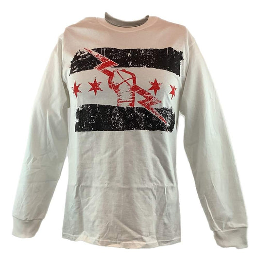 CM Punk White Best In The World Long Sleeve T-shirt Sports Mem, Cards & Fan Shop > Fan Apparel & Souvenirs > Wrestling by Hybrid Tees | Extreme Wrestling Shirts