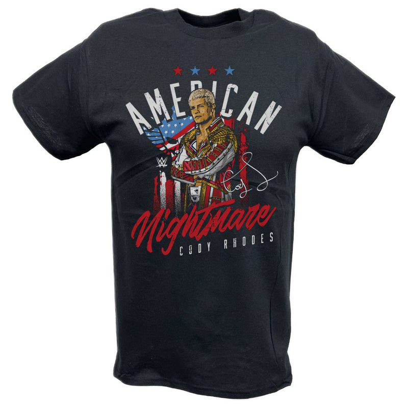 Load image into Gallery viewer, Cody Rhodes American Nightmare Homage T-shirt by EWS | Extreme Wrestling Shirts
