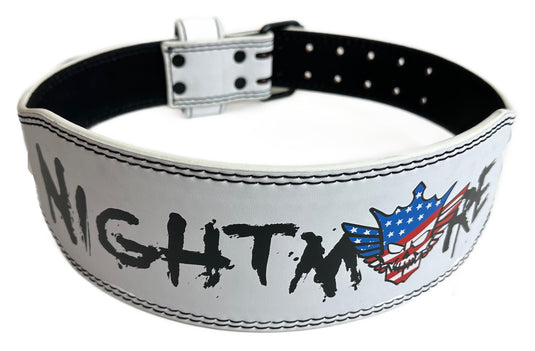 Cody Rhodes American Nightmare Logo Leather Weightlifting Belt by EWS | Extreme Wrestling Shirts