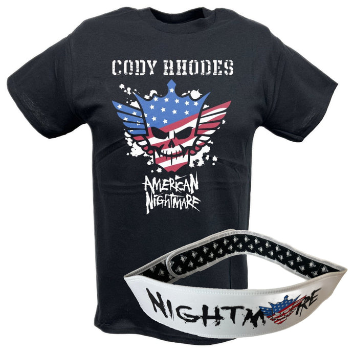 Cody Rhodes American Nightmare T-shirt Belt Costume by EWS | Extreme Wrestling Shirts