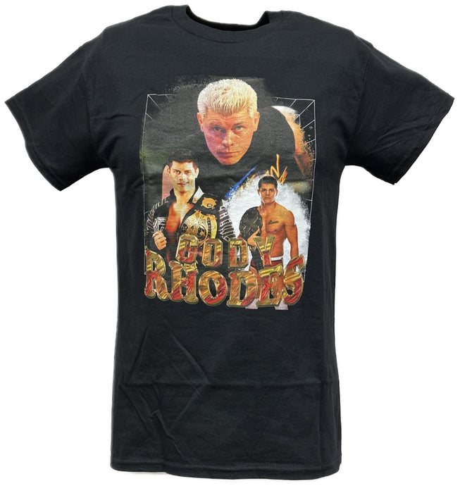 Cody Rhodes Intensity Mens Black T-shirt AEW WWE by WWE | Extreme Wrestling Shirts