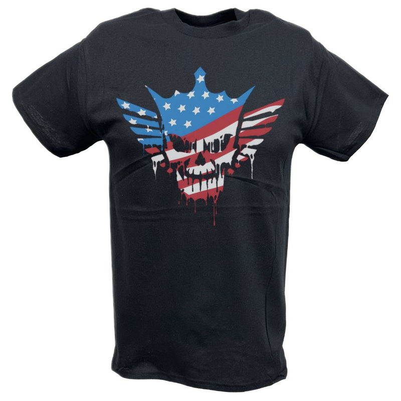 Load image into Gallery viewer, Cody Rhodes Melting American Nightmare Logo T-shirt by EWS | Extreme Wrestling Shirts
