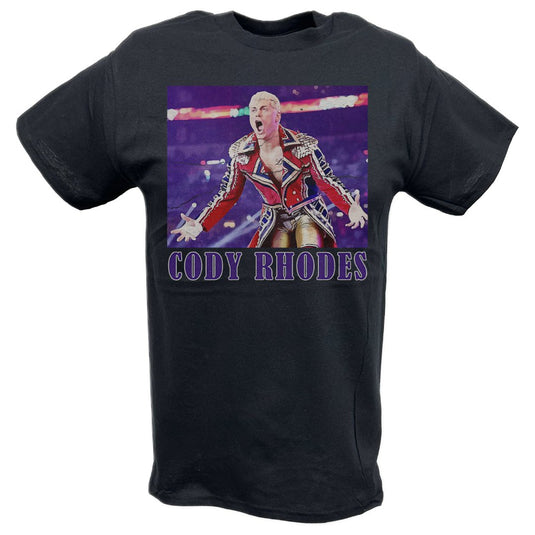 Cody Rhodes Ready to Fight Black T-shirt by EWS | Extreme Wrestling Shirts