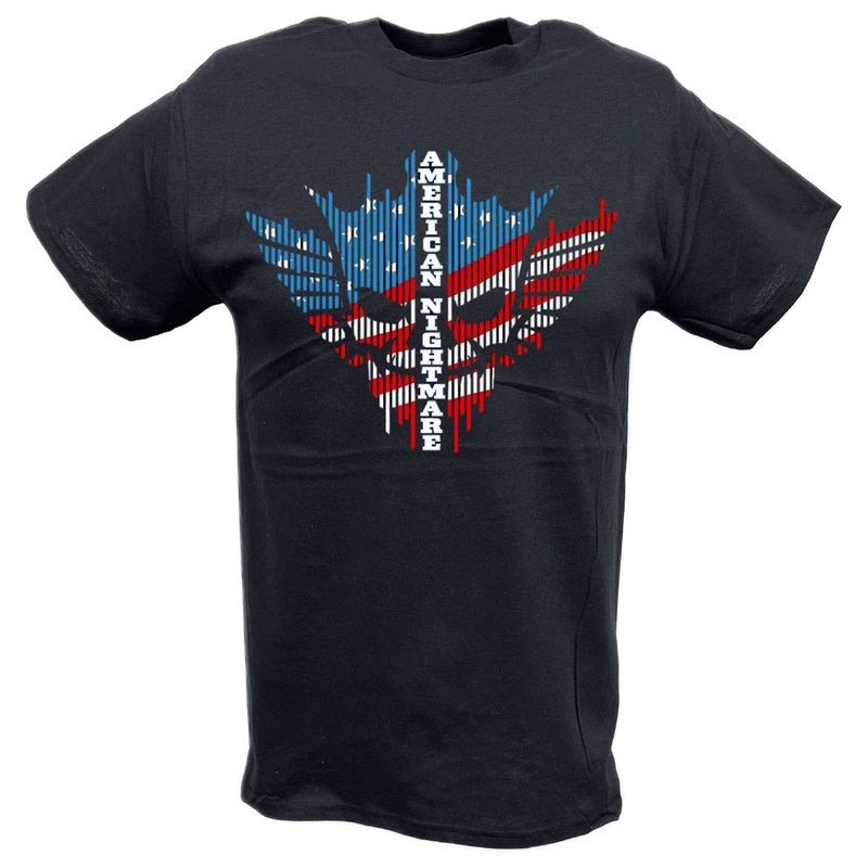 Load image into Gallery viewer, Cody Rhodes Vertical American Nightmare Stripes T-shirt by EWS | Extreme Wrestling Shirts
