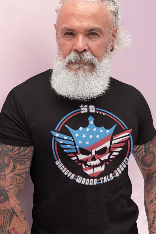 Cody Rhodes Whaddya Wanna Talk About Logo T-shirt by EWS | Extreme Wrestling Shirts