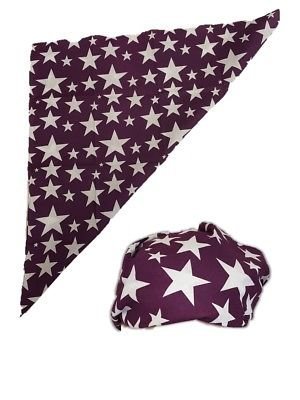 Load image into Gallery viewer, Colored Stars Bandana for Macho Man Costume Purple Sports Mem, Cards &amp; Fan Shop &gt; Fan Apparel &amp; Souvenirs &gt; Wrestling by Macho Man | Extreme Wrestling Shirts
