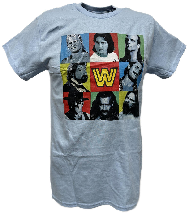 Load image into Gallery viewer, Curt Hennig Rick Rude Roddy Piper Legends Mens Blue T-shirt Sports Mem, Cards &amp; Fan Shop &gt; Fan Apparel &amp; Souvenirs &gt; Wrestling by EWS | Extreme Wrestling Shirts
