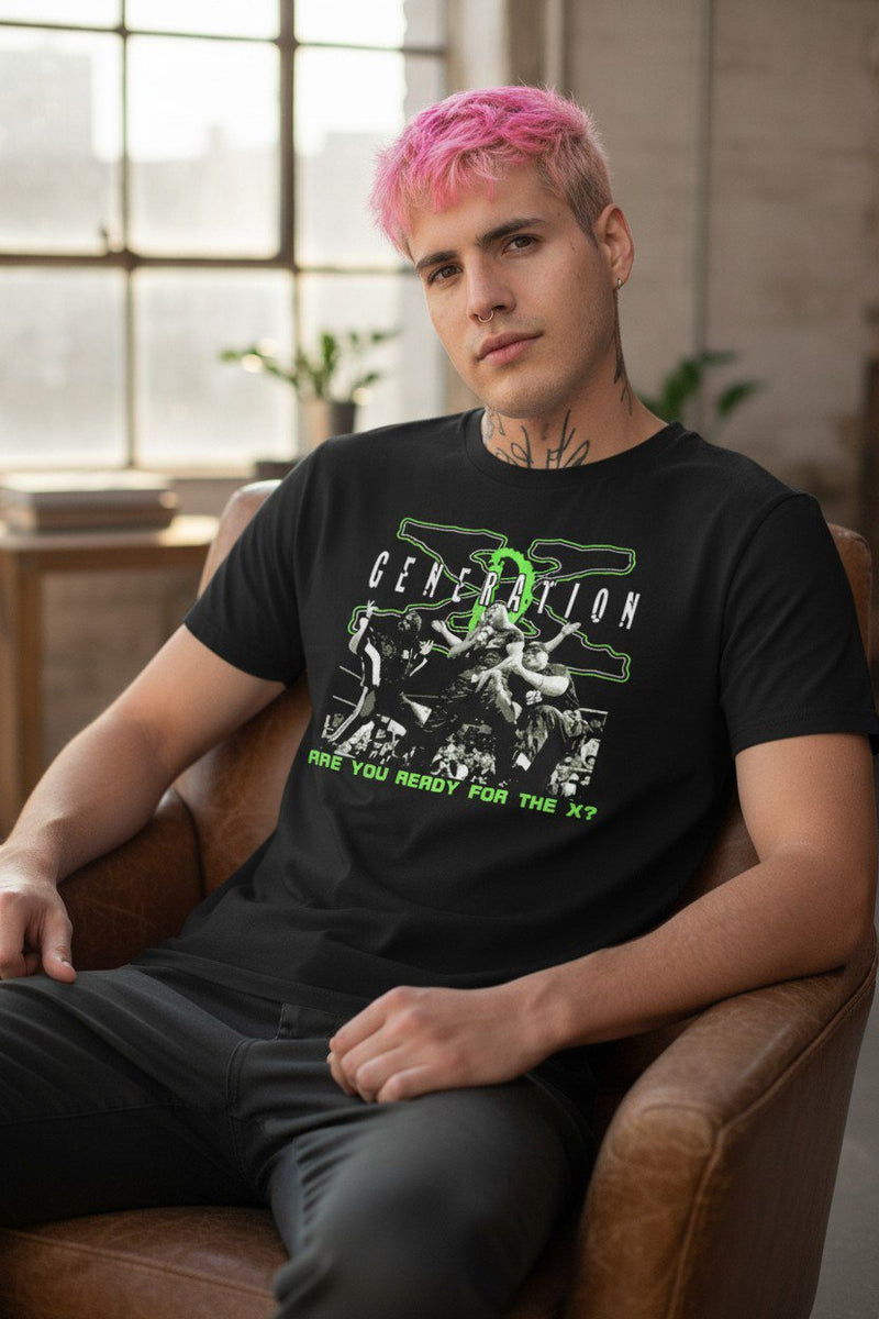 Load image into Gallery viewer, D-Generation X Are You Ready For the X DX T-shirt-S by EWS | Extreme Wrestling Shirts
