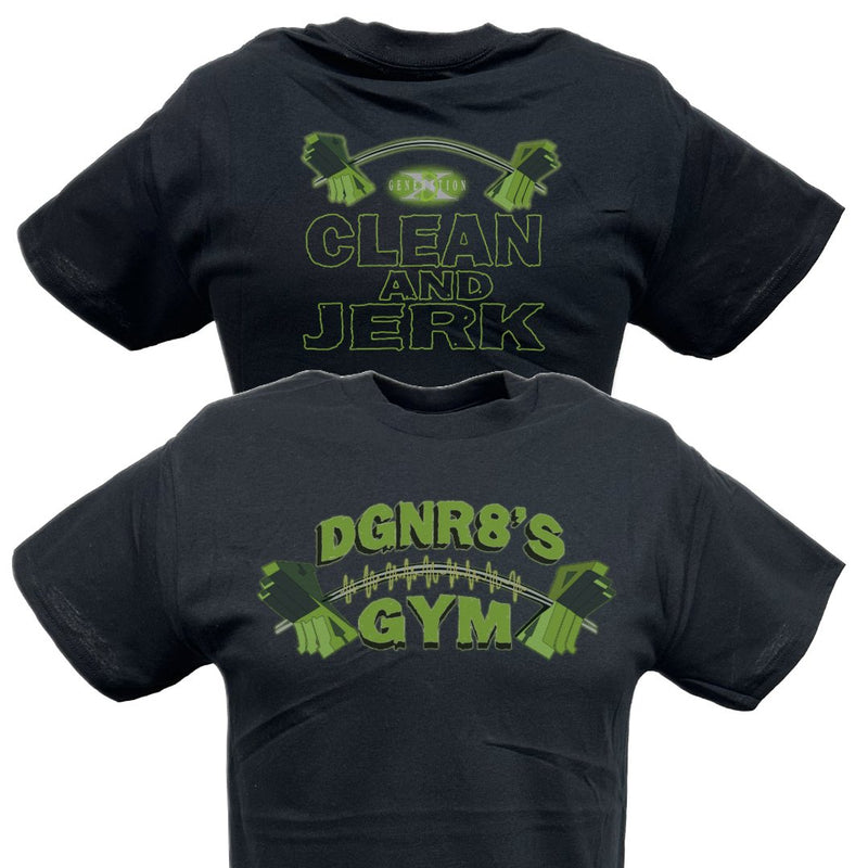 Load image into Gallery viewer, D-Generation X DGNR8 Gym Clean Jerk T-shirt by EWS | Extreme Wrestling Shirts
