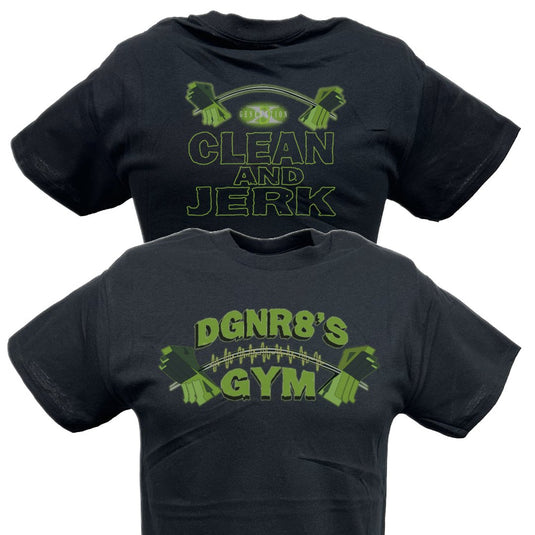 D-Generation X DGNR8 Gym Clean Jerk T-shirt by EWS | Extreme Wrestling Shirts