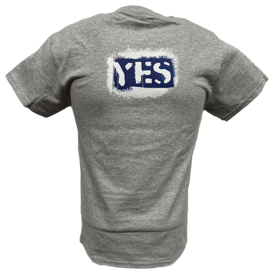 Danel Bryan YES Fight For Your Dreams Grey T-shirt by WWE | Extreme Wrestling Shirts