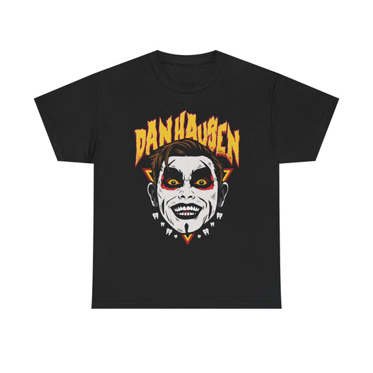 DANHAUSEN Face Teeth Horror Wrestling Graphic T-Shirt Heavy Metal by EWS | Extreme Wrestling Shirts
