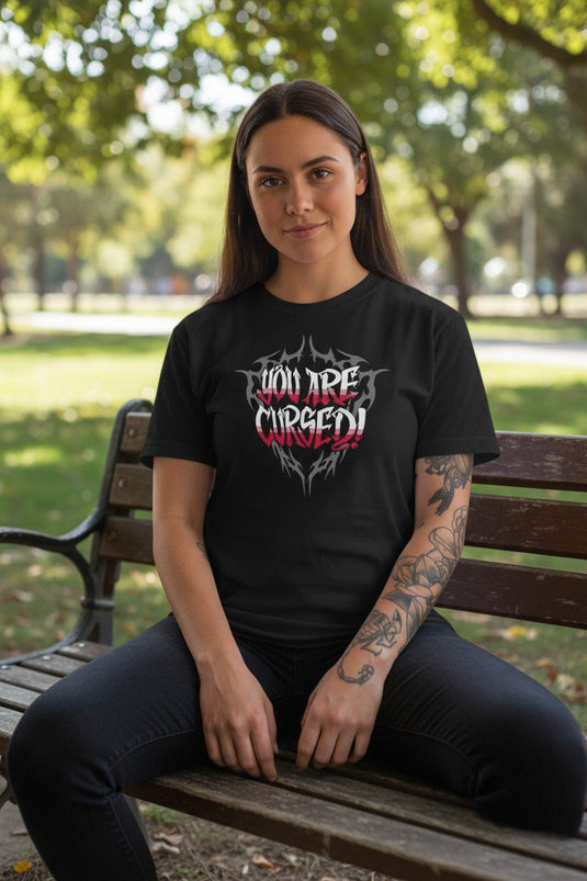 DANHAUSEN Vampire Dracula Cape Cursed Teeth Wrestling T-shirt-S by EWS | Extreme Wrestling Shirts