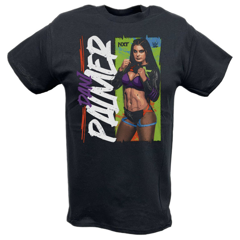 Load image into Gallery viewer, Dani Palmer Pose Black T-shirt by EWS | Extreme Wrestling Shirts
