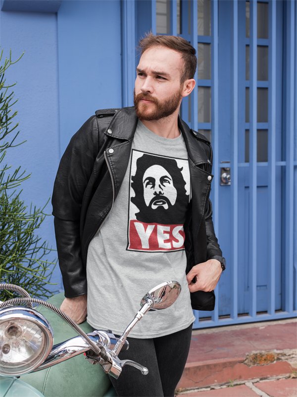 Load image into Gallery viewer, Daniel Bryan Yes Movement Mens Gray T-shirt Sports Mem, Cards &amp; Fan Shop &gt; Fan Apparel &amp; Souvenirs &gt; Wrestling by EWS | Extreme Wrestling Shirts
