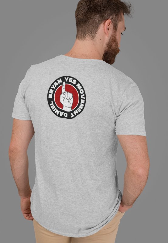 Load image into Gallery viewer, Daniel Bryan Yes Movement Mens Gray T-shirt Sports Mem, Cards &amp; Fan Shop &gt; Fan Apparel &amp; Souvenirs &gt; Wrestling by EWS | Extreme Wrestling Shirts
