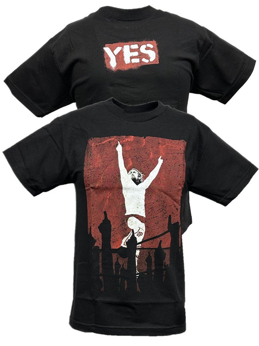 Daniel Bryan Yes Revolution WWE Authentic Mens Red T-shirt by EWS | Extreme Wrestling Shirts