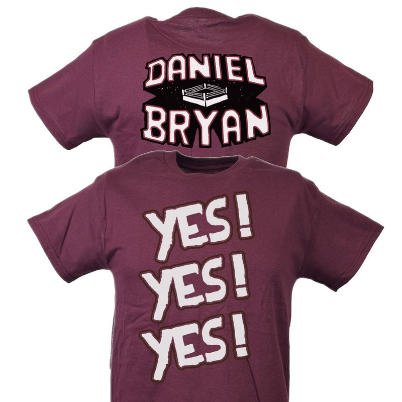 Load image into Gallery viewer, Daniel Bryan Yes Yes Yes Mens Red T-shirt Sports Mem, Cards &amp; Fan Shop &gt; Fan Apparel &amp; Souvenirs &gt; Wrestling by EWS | Extreme Wrestling Shirts
