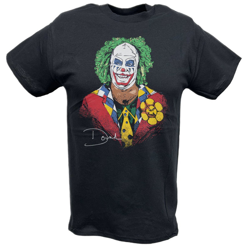 Load image into Gallery viewer, Doink The Clown Profile Black T-shirt by EWS | Extreme Wrestling Shirts
