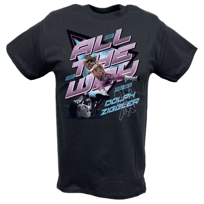 Dolph Ziggler All The Way Black T-shirt by EWS | Extreme Wrestling Shirts