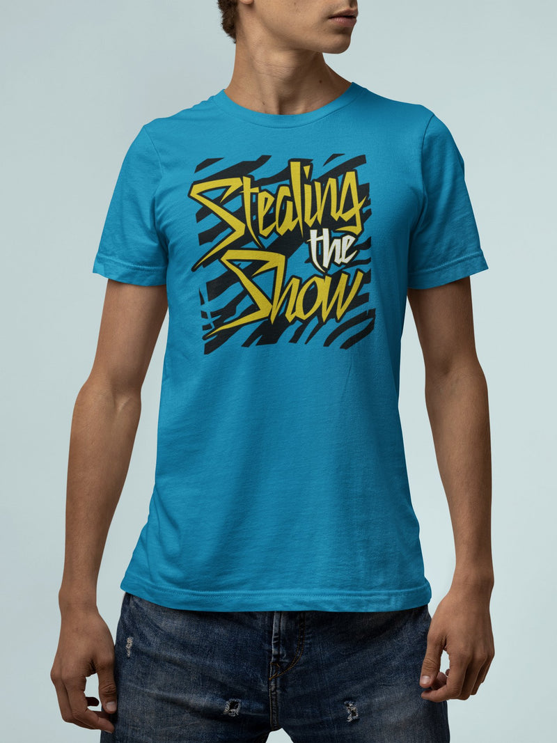 Load image into Gallery viewer, Dolph Ziggler Blue Stealing the Show And Your Girlfriend Mens T-shirt Sports Mem, Cards &amp; Fan Shop &gt; Fan Apparel &amp; Souvenirs &gt; Wrestling by EWS | Extreme Wrestling Shirts
