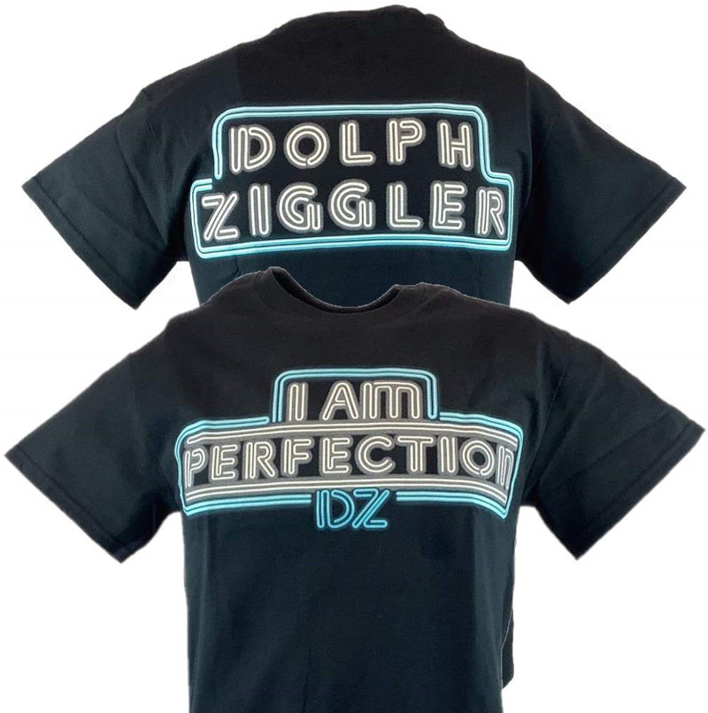 Load image into Gallery viewer, Dolph Ziggler I Am Perfection Mens Black T-shirt Sports Mem, Cards &amp; Fan Shop &gt; Fan Apparel &amp; Souvenirs &gt; Wrestling by EWS | Extreme Wrestling Shirts
