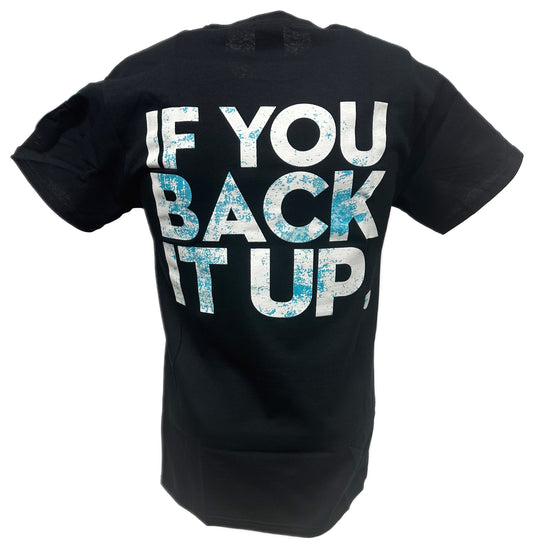 Dolph Ziggler It's Not Showing Off Back It Up Mens Black T-shirt Sports Mem, Cards & Fan Shop > Fan Apparel & Souvenirs > Wrestling by Hybrid Tees | Extreme Wrestling Shirts