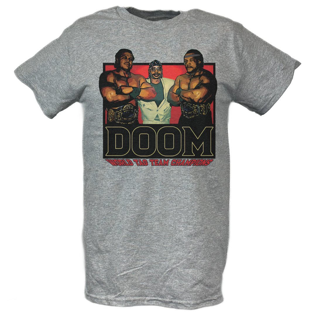 Doom WWF Tag Team Champions Ron Simmons Butch Reed T-shirt – Extreme ...