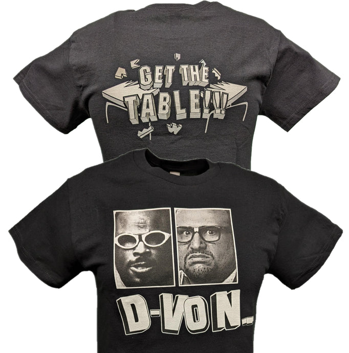 Dudley Boys D-von Bubba Ray Get the Tables T-shirt by EWS | Extreme Wrestling Shirts