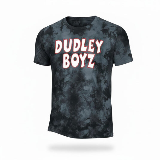Dudley Boyz D-Von Bubba Ray 3D Death Drop Tie Dye T-shirt by EWS | Extreme Wrestling Shirts