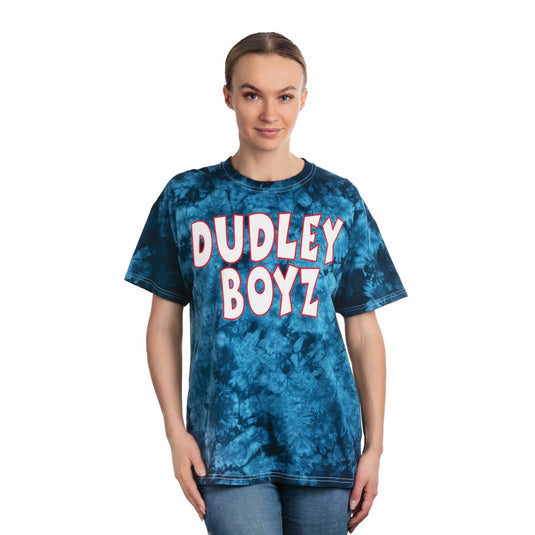 Dudley Boyz D-Von Bubba Ray 3D Death Drop Tie Dye T-shirt by EWS | Extreme Wrestling Shirts