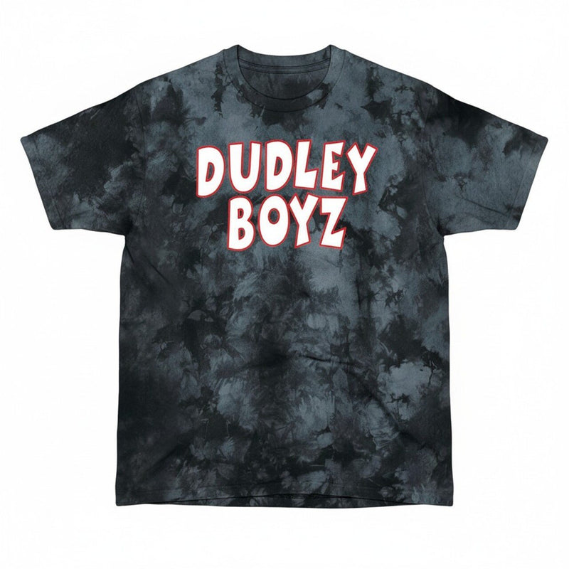 Load image into Gallery viewer, Dudley Boyz D-Von Bubba Ray 3D Death Drop Tie Dye T-shirt by EWS | Extreme Wrestling Shirts
