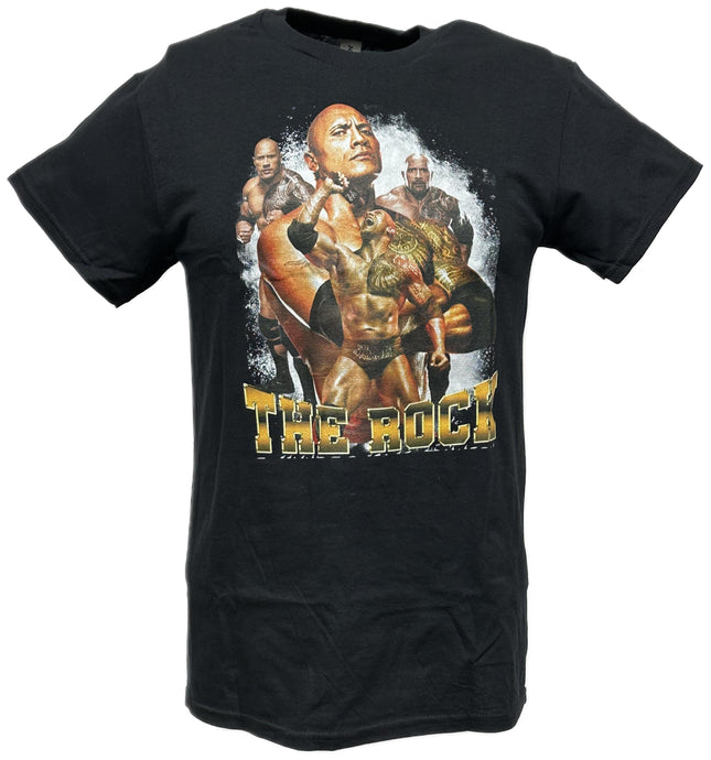 Dwayne The Rock Johnson Smoke Show Black WWE T-shirt by WWE | Extreme Wrestling Shirts