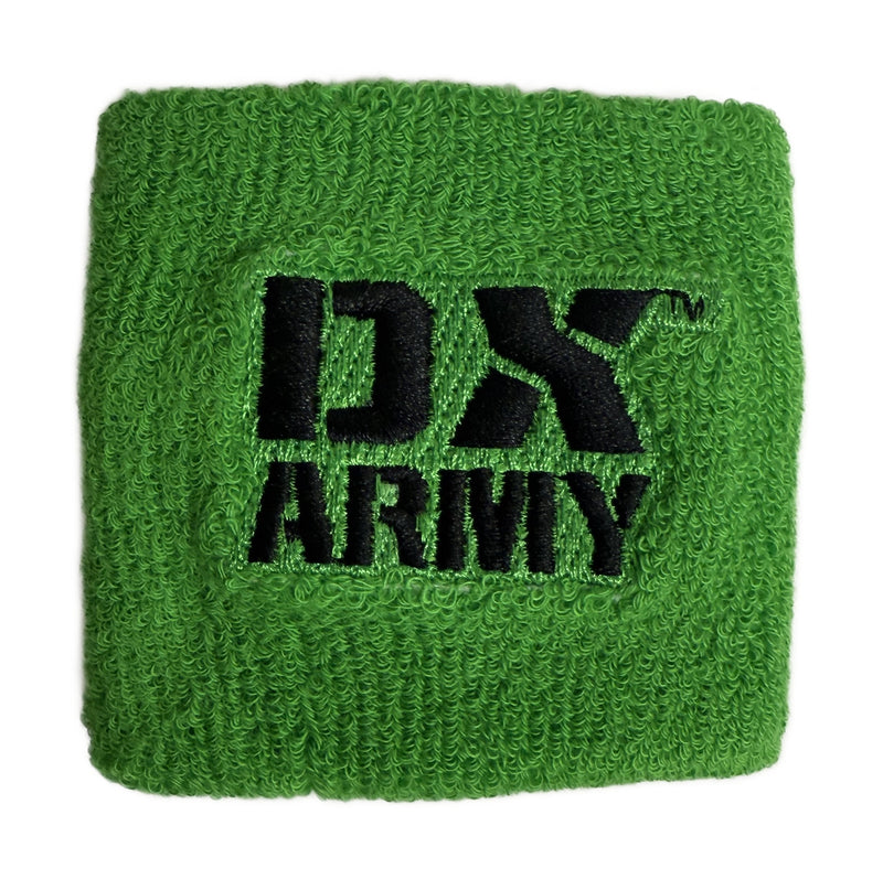 Load image into Gallery viewer, DX Army Green Headband Wristband Set D-Generation X Sports Mem, Cards &amp; Fan Shop &gt; Fan Apparel &amp; Souvenirs &gt; Wrestling by Extreme Wrestling Shirts | Extreme Wrestling Shirts
