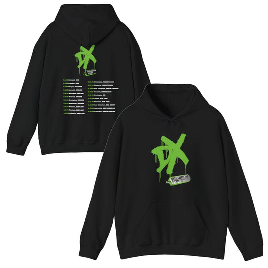 DX D-Generation X 2008 Reunion Tour Black Pullover Hoody by EWS | Extreme Wrestling Shirts