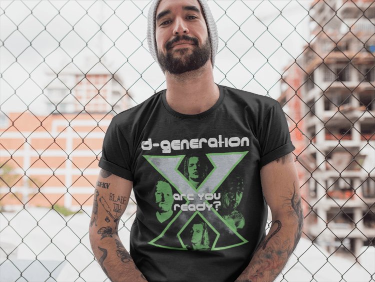 Load image into Gallery viewer, DX D-Generation X Are You Ready T-shirt by EWS | Extreme Wrestling Shirts
