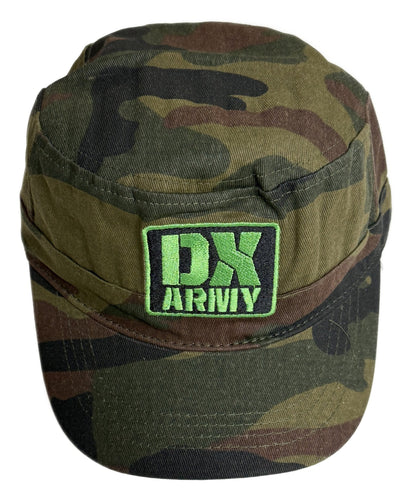 DX D-Generation X Army Cadet Camo hat by EWS | Extreme Wrestling Shirts