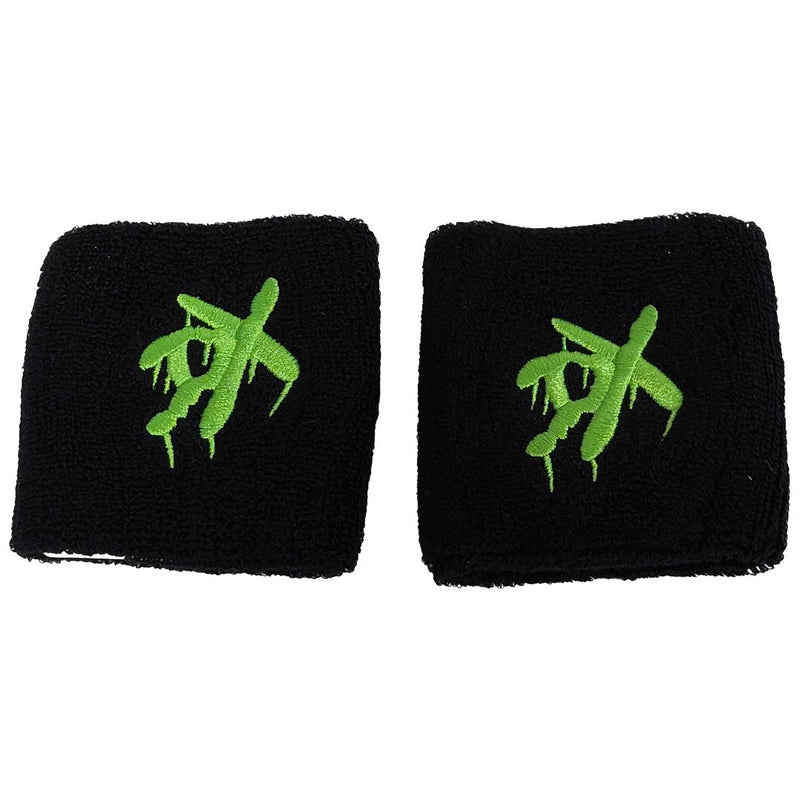Load image into Gallery viewer, DX D-Generation X Green Logo Wristbands New by EWS | Extreme Wrestling Shirts
