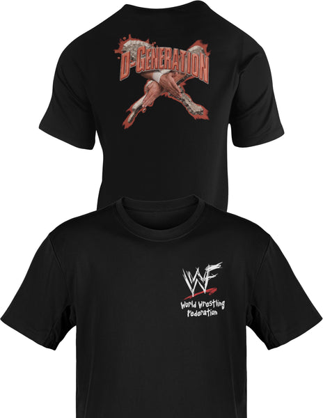 DX D-Generation X Red Chop WWF T-shirt – Extreme Wrestling Shirts