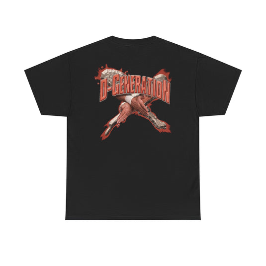 DX D-Generation X Red Chop WWF T-shirt by EWS | Extreme Wrestling Shirts