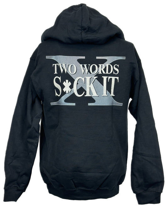 DX D-Generation X Two Words Classic Pullover Hoody Sweatshirt by EWS | Extreme Wrestling Shirts
