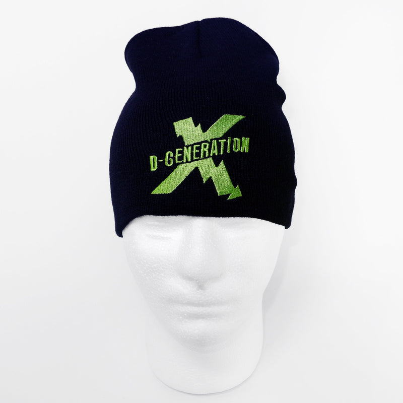 Load image into Gallery viewer, DX Shock Embroidered Logo D-Generation Beanie Cap Hat WWE Sports Mem, Cards &amp; Fan Shop &gt; Fan Apparel &amp; Souvenirs &gt; Wrestling by Extreme Wrestling Shirts | Extreme Wrestling Shirts
