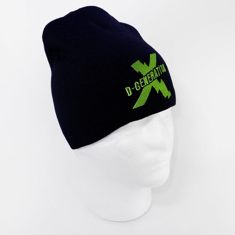 Load image into Gallery viewer, DX Shock Embroidered Logo D-Generation Beanie Cap Hat WWE Sports Mem, Cards &amp; Fan Shop &gt; Fan Apparel &amp; Souvenirs &gt; Wrestling by Extreme Wrestling Shirts | Extreme Wrestling Shirts
