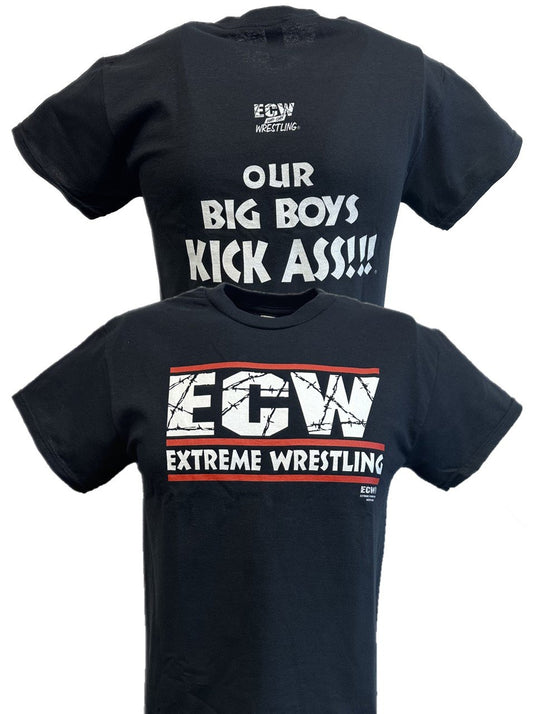 ECW Extreme Championship Wrestling Big Boys Black T shirt Extreme Wrestling Shirts