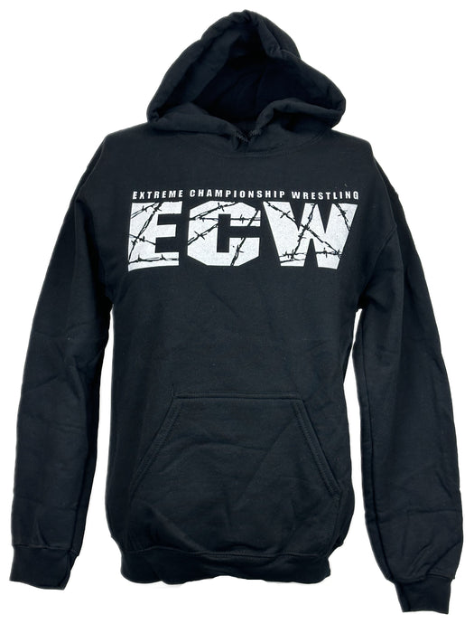 ECW Extreme Championship Wrestling Black Pullover Hoody Sweatshirt by EWS | Extreme Wrestling Shirts