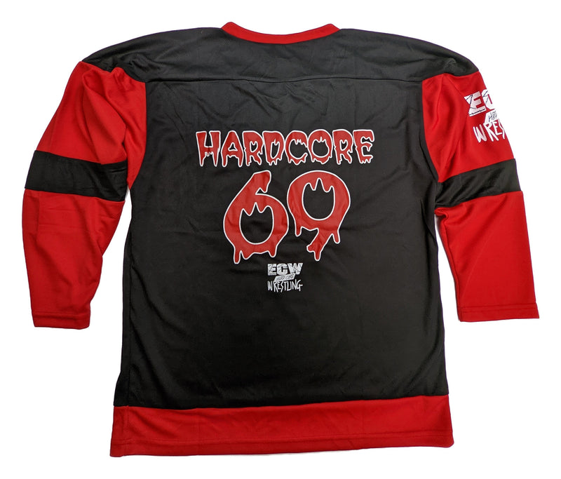 Load image into Gallery viewer, ECW Extreme Championship Wrestling EC F&#39;N W Hardcore 69 Mens Jersey by ECW | Extreme Wrestling Shirts
