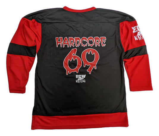 ECW Extreme Championship Wrestling EC F'N W Hardcore 69 Mens Jersey by ECW | Extreme Wrestling Shirts