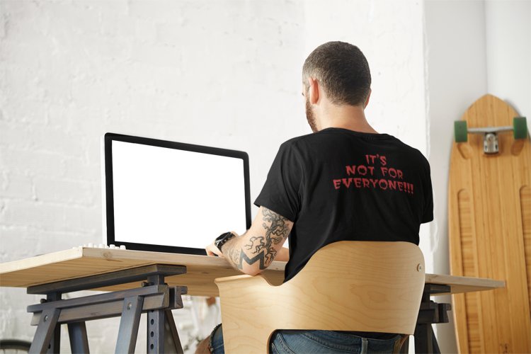 Load image into Gallery viewer, ECW Hardcore Wrestling It&#39;s Not For Everyone T-shirt by EWS | Extreme Wrestling Shirts
